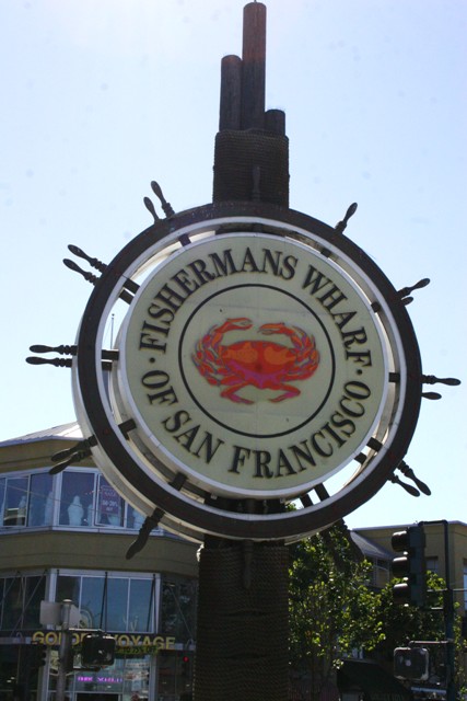 fishermans wharf sign